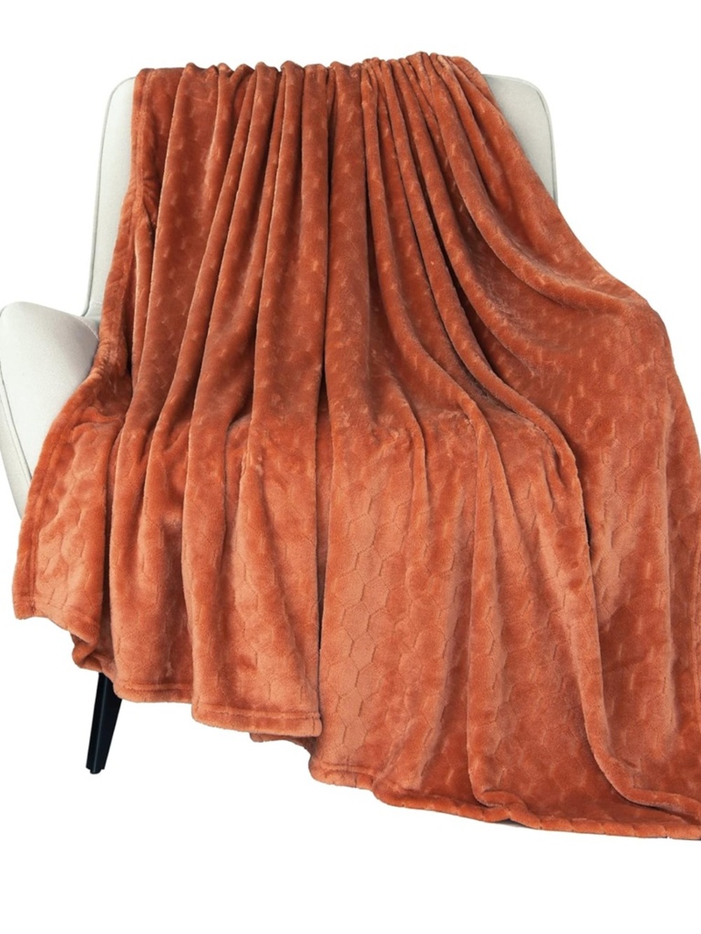 Super Soft Cozy Throw Blanket 50" x 60" - Picture 4 of 5